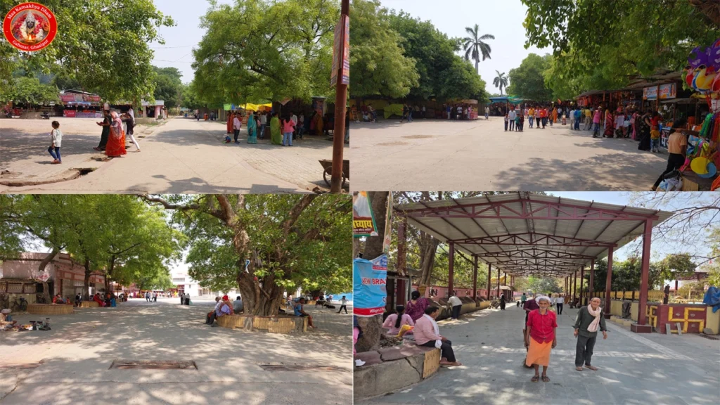 Kamakhya Dham bazar shops and market view