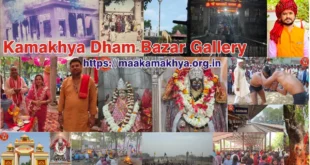 Kamakhya Dham bazar shops and market view